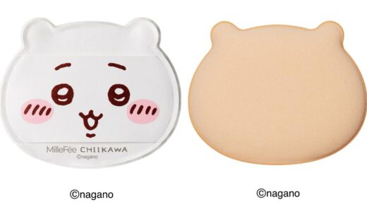 ミルフィー「ちいかわ」万能パフセット、ハチワレ＆うさぎたちの癒しフェイスデザイン