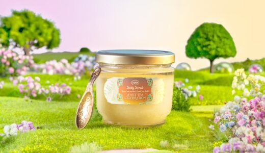 SABON春コスメ「ホワイトティー・セレブレーション」コレクション初のスクラブ洗顔や香水