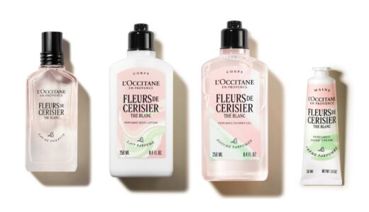 ロクシタン春フレグランス、みずみずしい“桜＆ホワイトティー”のオードトワレやハンドクリーム